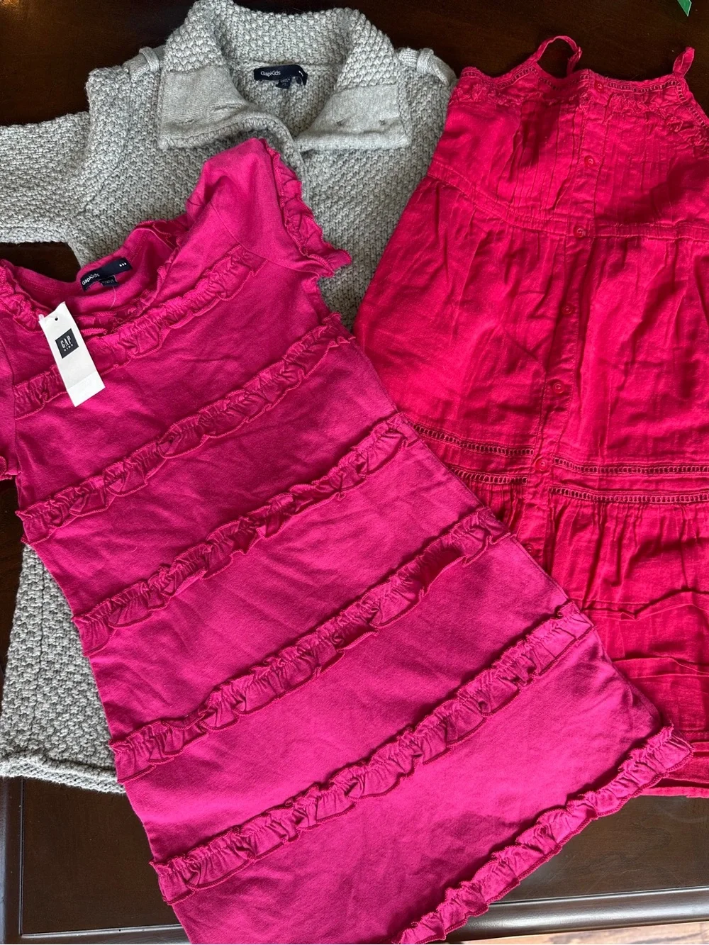 Gap Kids Size XS 4/5 NWT & EUC 7 pc Lot, Dresses, Shirts, Sweater, Skirt